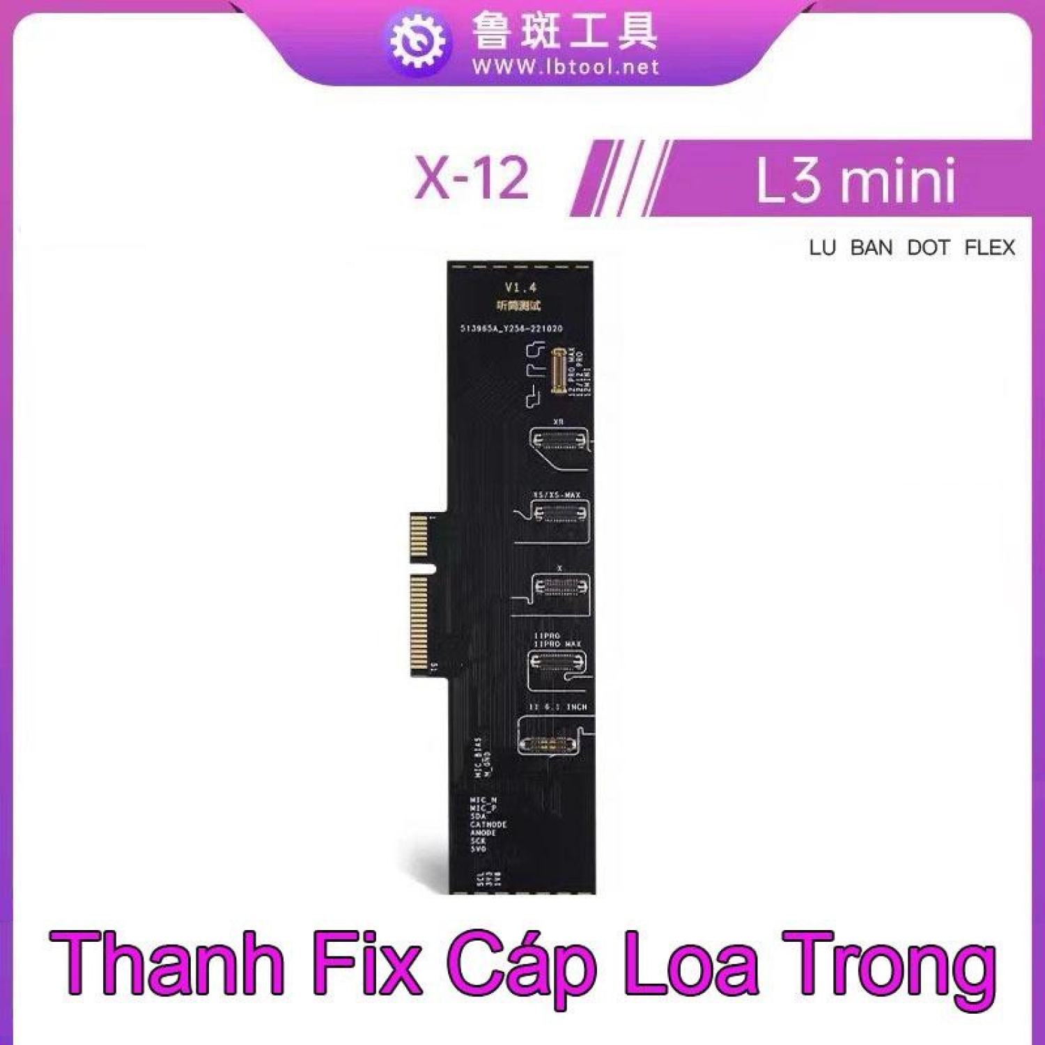 Thanh làm cáp loa trong fix Face Luban L3 Mini | fix cáp loa