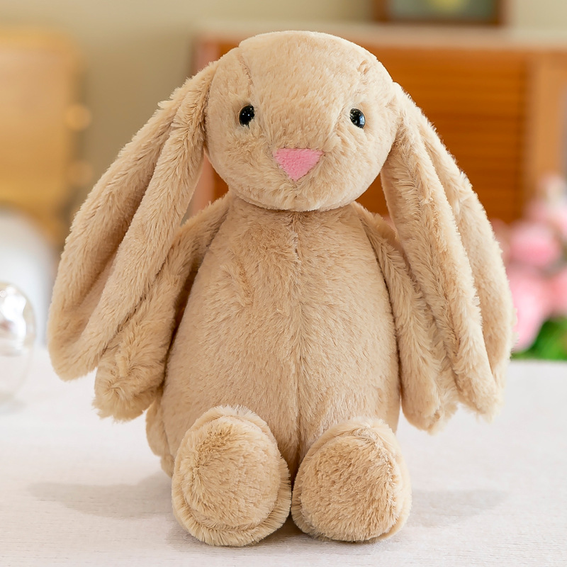 Gấu bông thỏ nhồi bông tai dài kích thước 30cm và 40cm nhiều màu