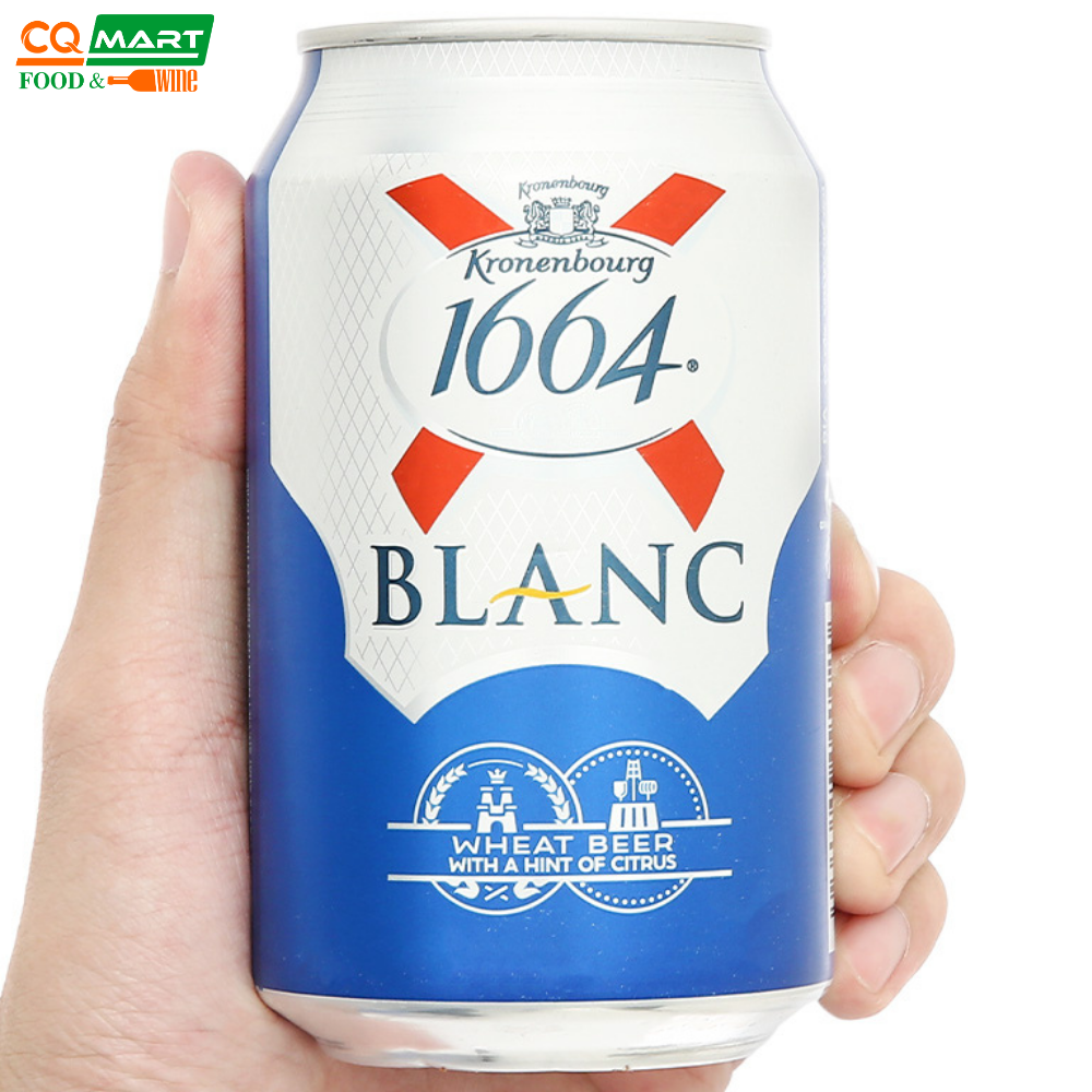 [GIAO NHANH 2H] Bia 1664 Kronenbourg Blanc 5% – Lon 330ml