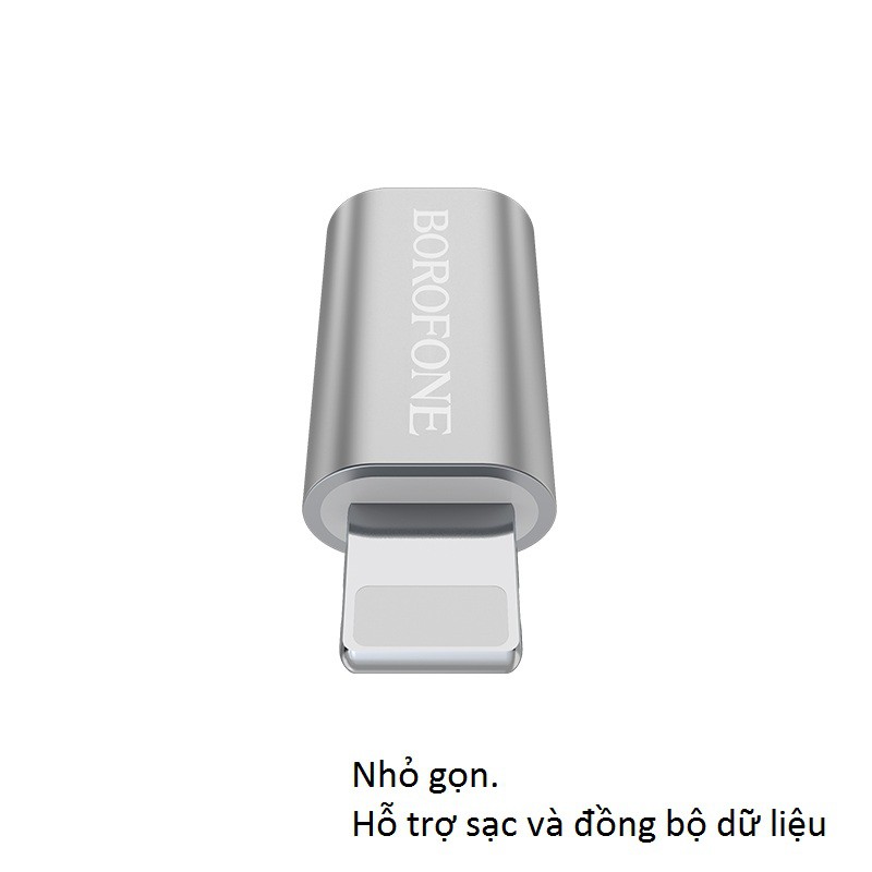 Đầu OTG Chuyển Đổi Micro USB Sang Lighning Borofone BV5