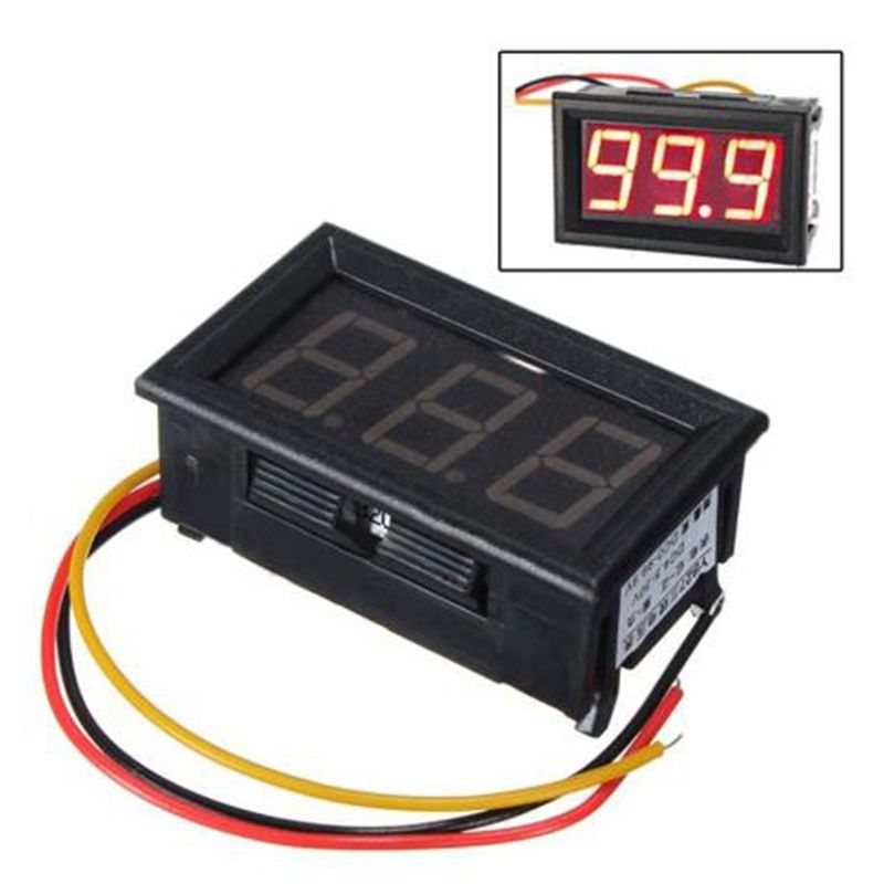 Đồng hồ đo áp 3 dây 0~30VDC 0.56inch