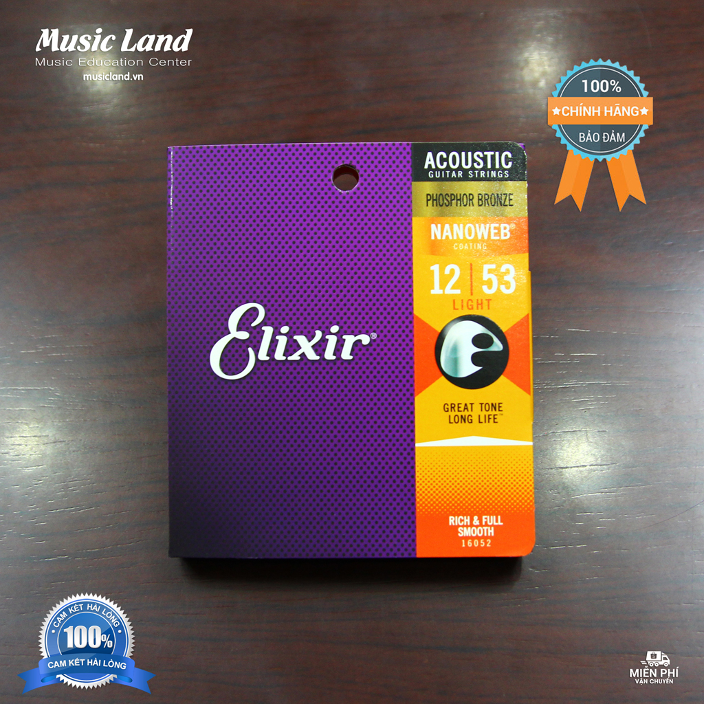 Dây Đàn Guitar Elixir 16052 - Chính Hãng