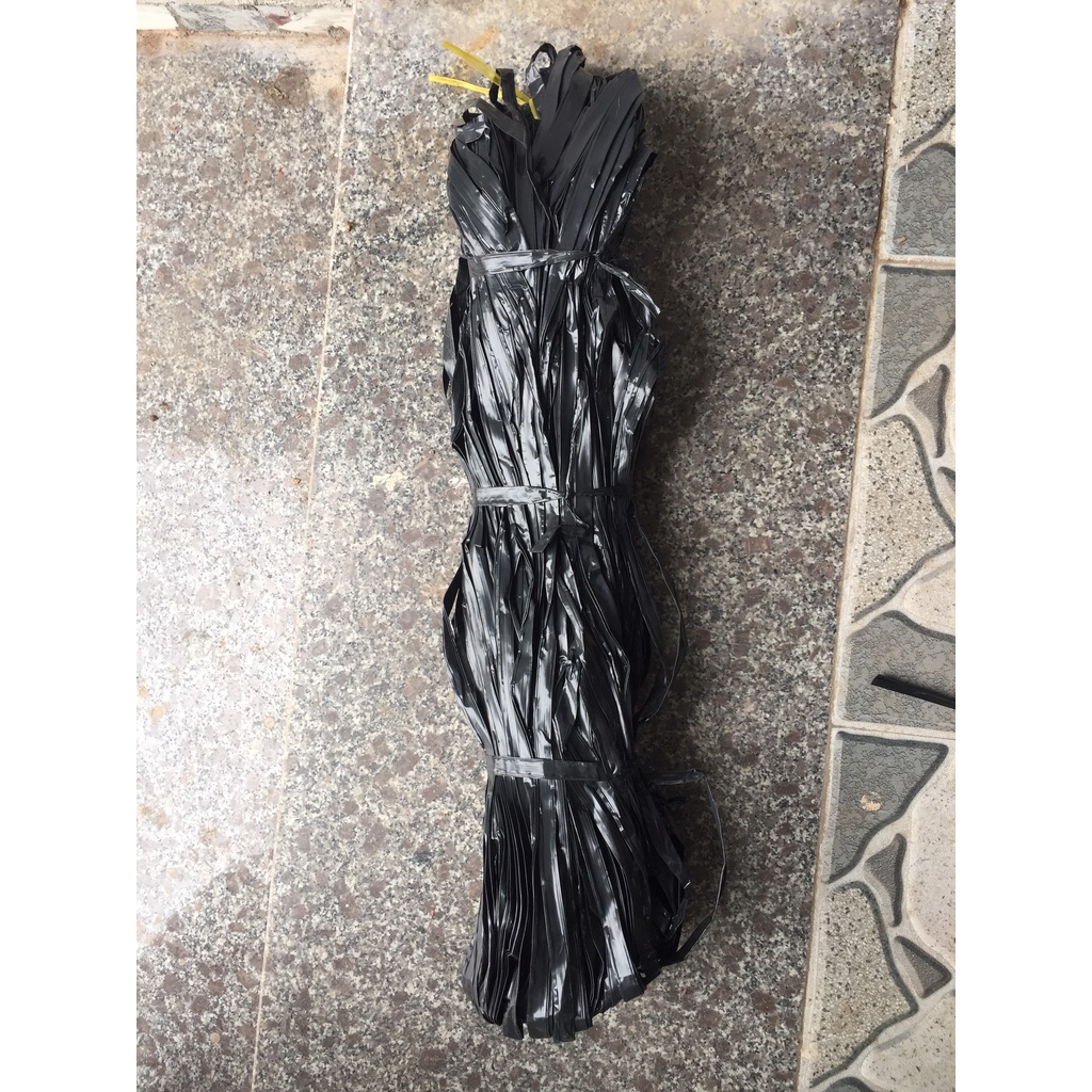 Bó dây nilon đen cột hàng hóa, buộc cây 500gram