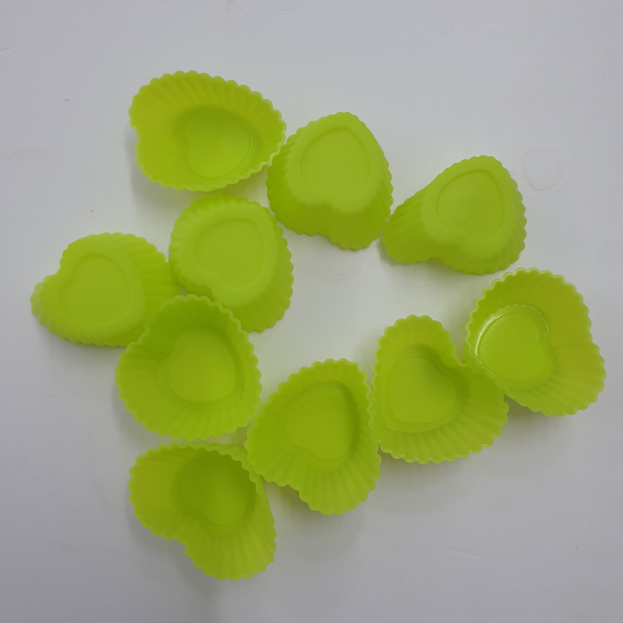 Bộ 10 khuôn silicon 3,5cm hình trái tim