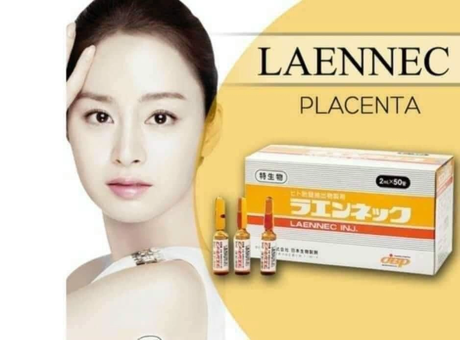 Tế bào gốc Laennec Placenta nội địa Nhật Bản (Hộp 50 ống x 2ml)