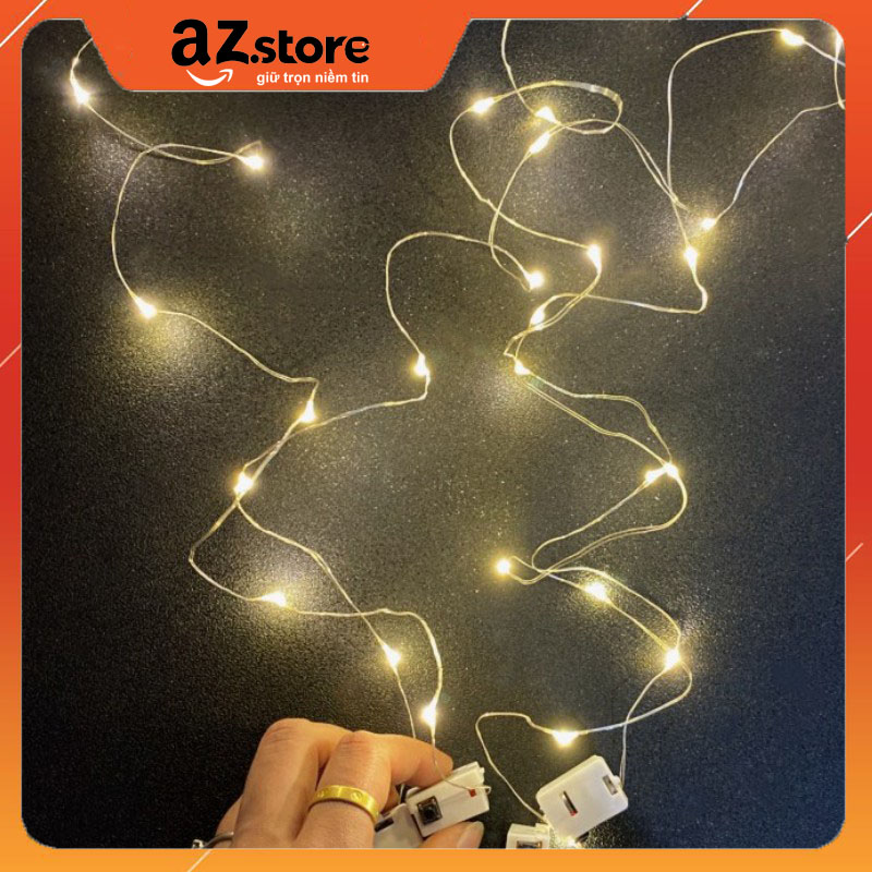 Dây đèn LED đom đóm fairylight dài 5 mét- 3 mét - 1 mét (đã có pin)