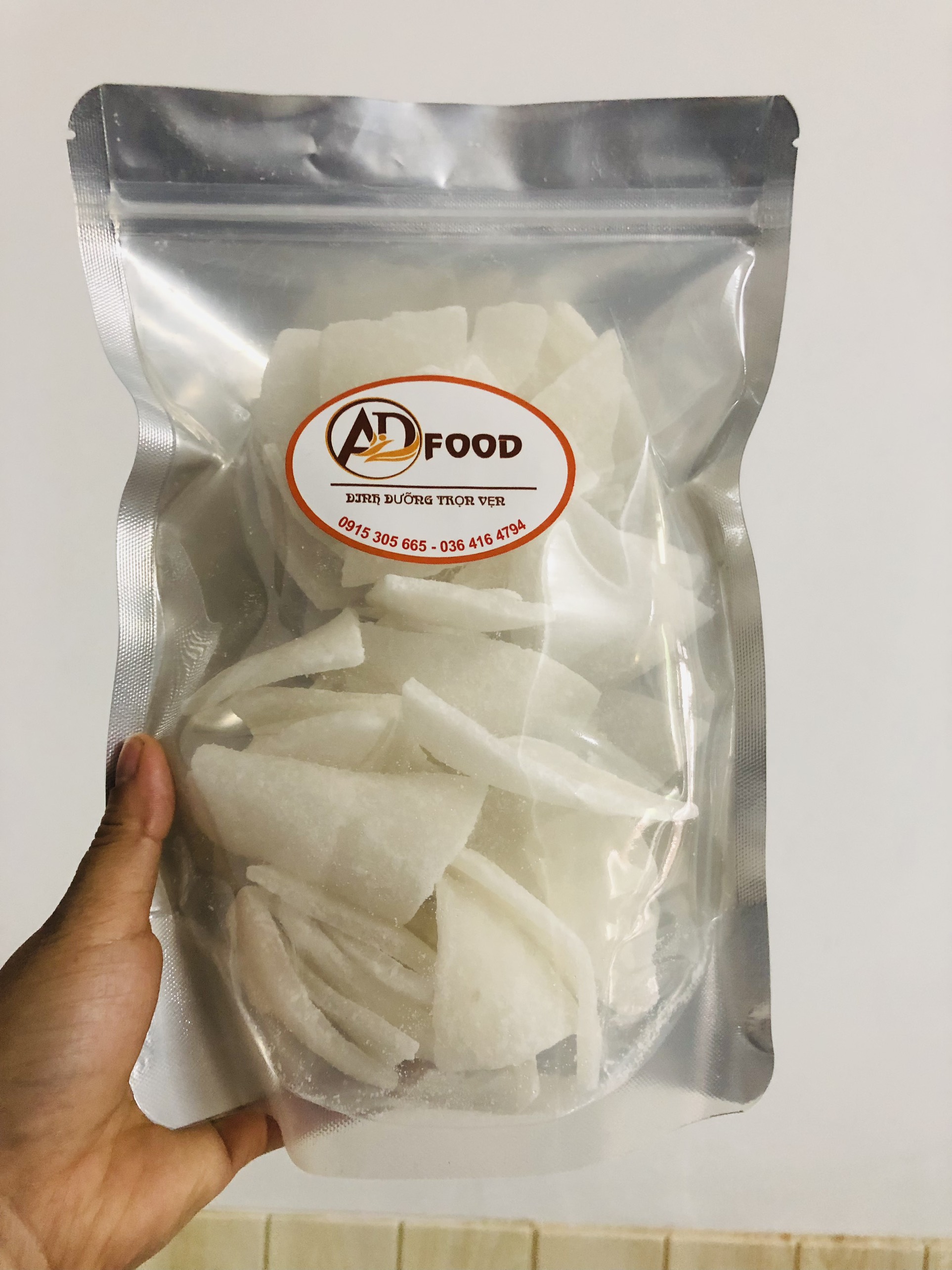 500g mứt dừa non bến tre dạng miếng