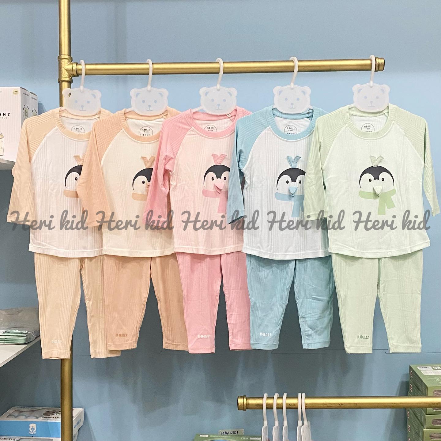 Bộ dài tay modal Hrnee 9m -4y