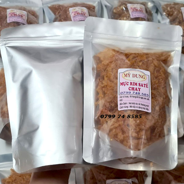 KHÔ MỰC RIM SATE CHAY 200GR NHÀ LÀM