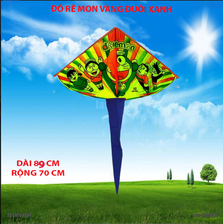 Diều phụng ba đuôi tặng kèm cuộn dây dài 150m