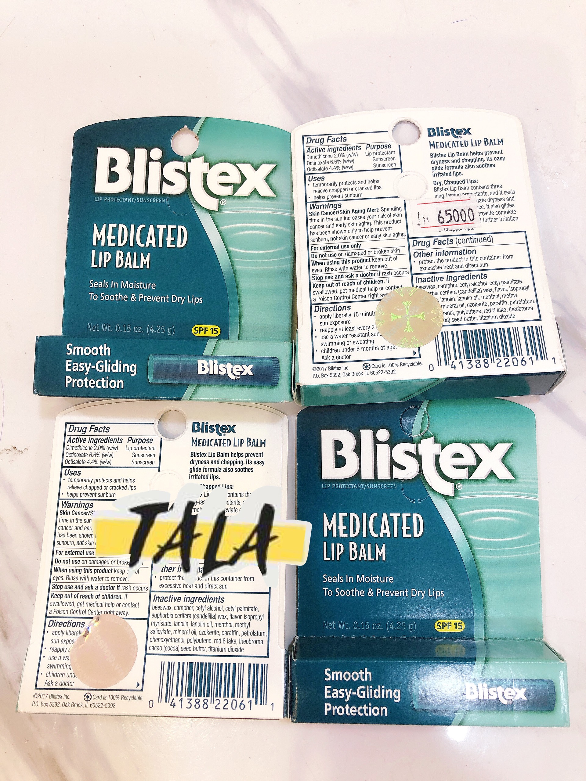 Son dưỡng môi Blistex Medicated Lip Balm SPF 15