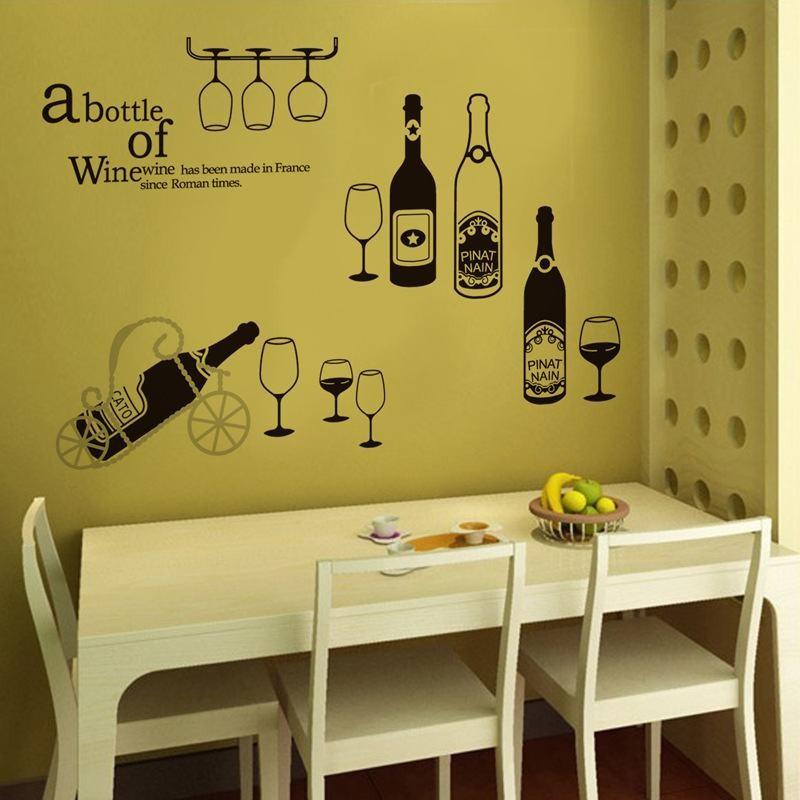 decal dán tường mẫu trang trí nhà bêp trang trí