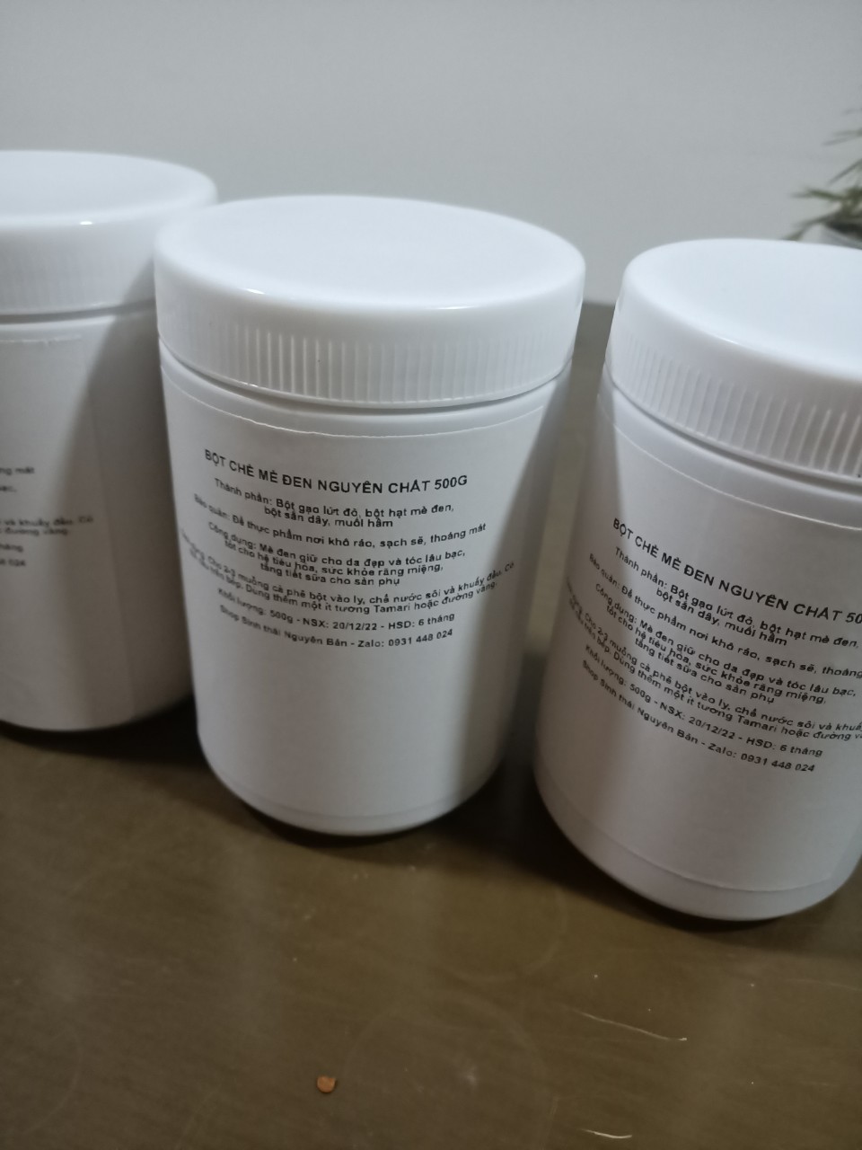 BỘT CHÈ MÈ ĐEN NGUYÊN CHẤT 500G