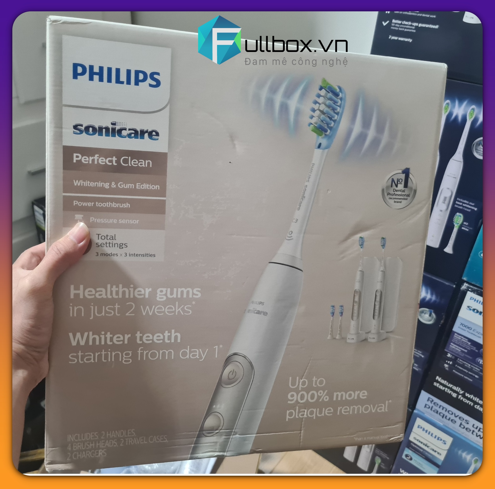 Bàn chải điện Philips sonicare PERFECT CLEAN