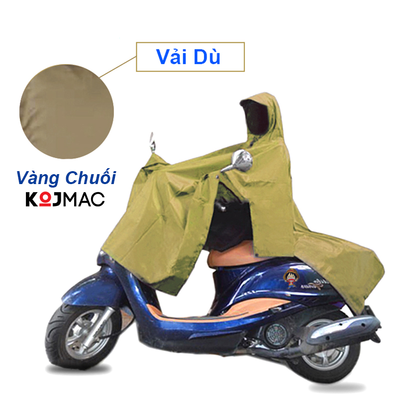 Áo mưa cánh dơi áo mưa vải dù xẻ tà áo mưa đi xe máy chuanmua gda212