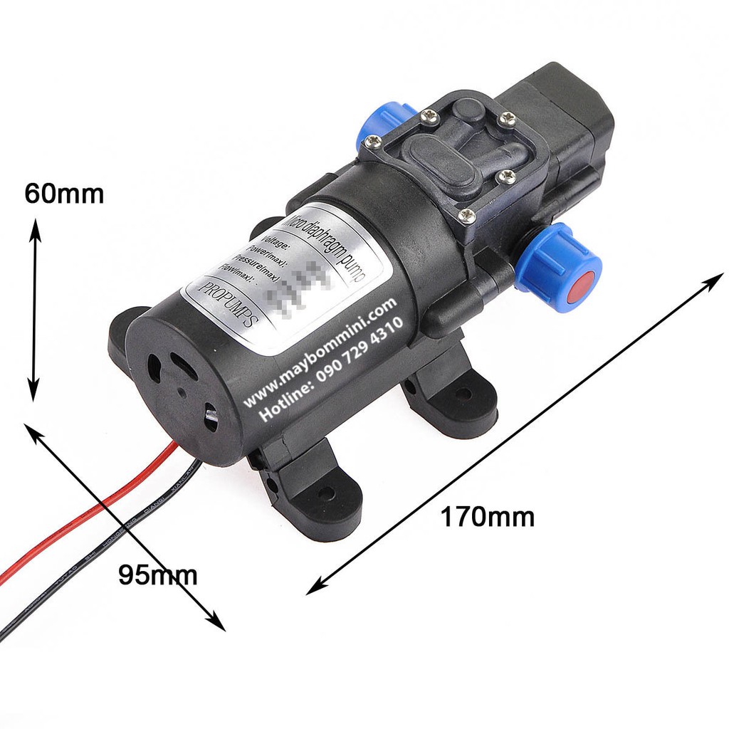 [HCM]Máy Bơm Tăng Áp Lực Nước Mini 12V