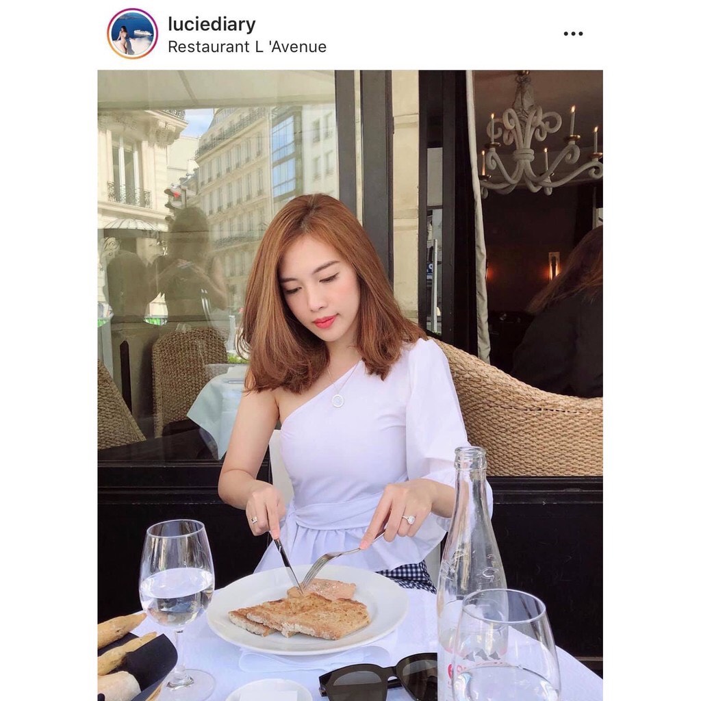 ÁO CHÉO VAI BUỘC NƠ EO CỰC SANG SNU