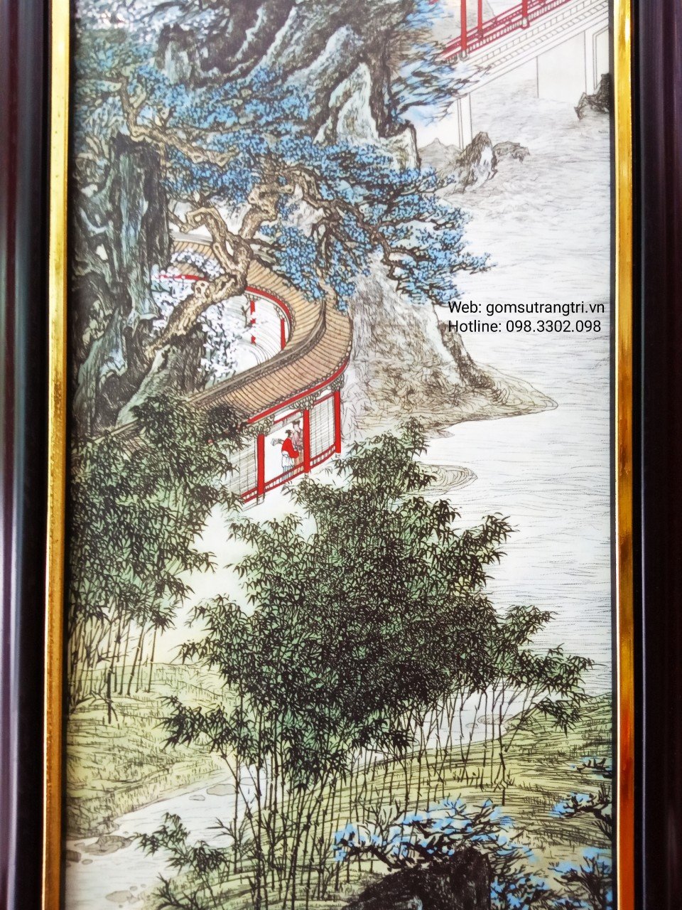 TRANH SỨ SƠN THỦY