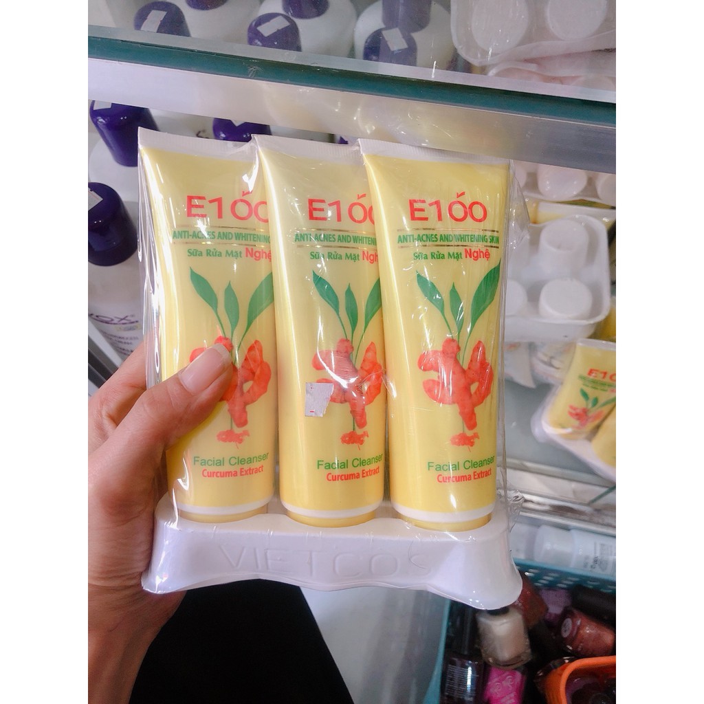 Sữa Rửa Mặt E100 Tinh Chất Nghệ 100G