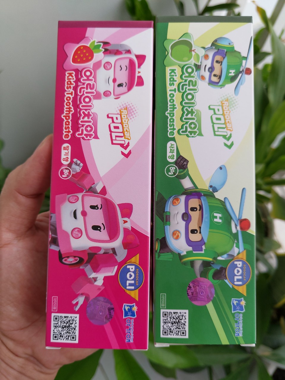 Kem đánh răng trẻ em Cao cấp Robocar POLI 80g - Hàn Quốc