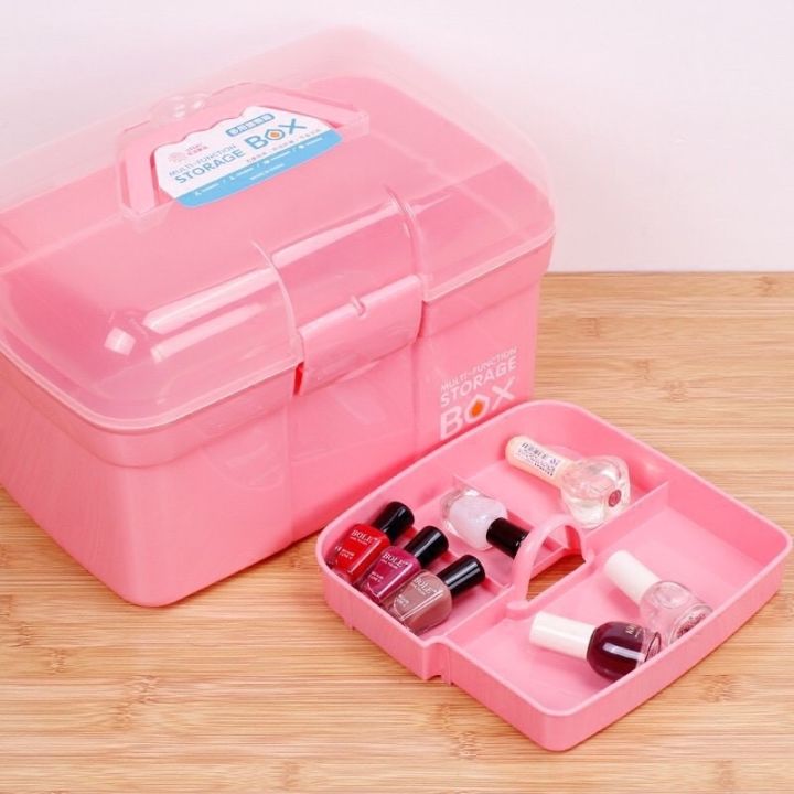 Cốp nhựa đựng đồ nail và mỹ phẩm