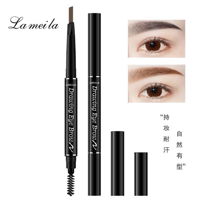 Bút Kẻ Lông Mày Lameila Double Effect Lde15A