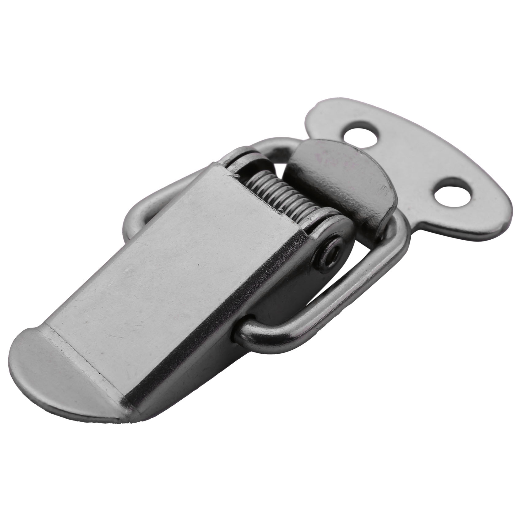 10/20/30/40/50/60/100Pcs Cabinet Spring Loaded Iron Straight Loop Toggle Latch 45mm Length