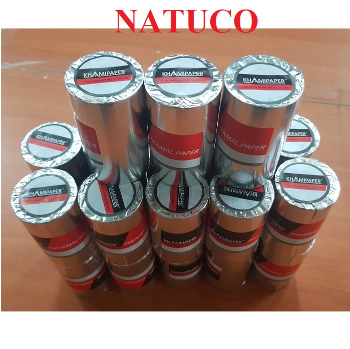 Combo 10 cuộn giấy in bill Khổ 80mm (K80)
