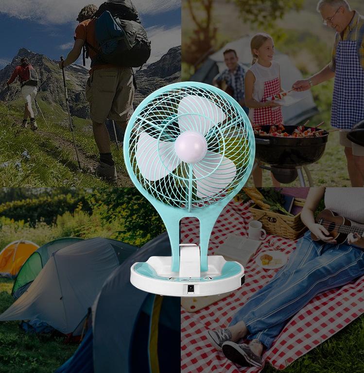 (SALE OFF 3 NGÀY) Quạt Sạc Tích Điện Mini Fan JR5580