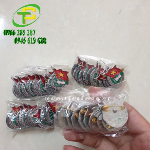 Combo 10c huy hiệu đoàn