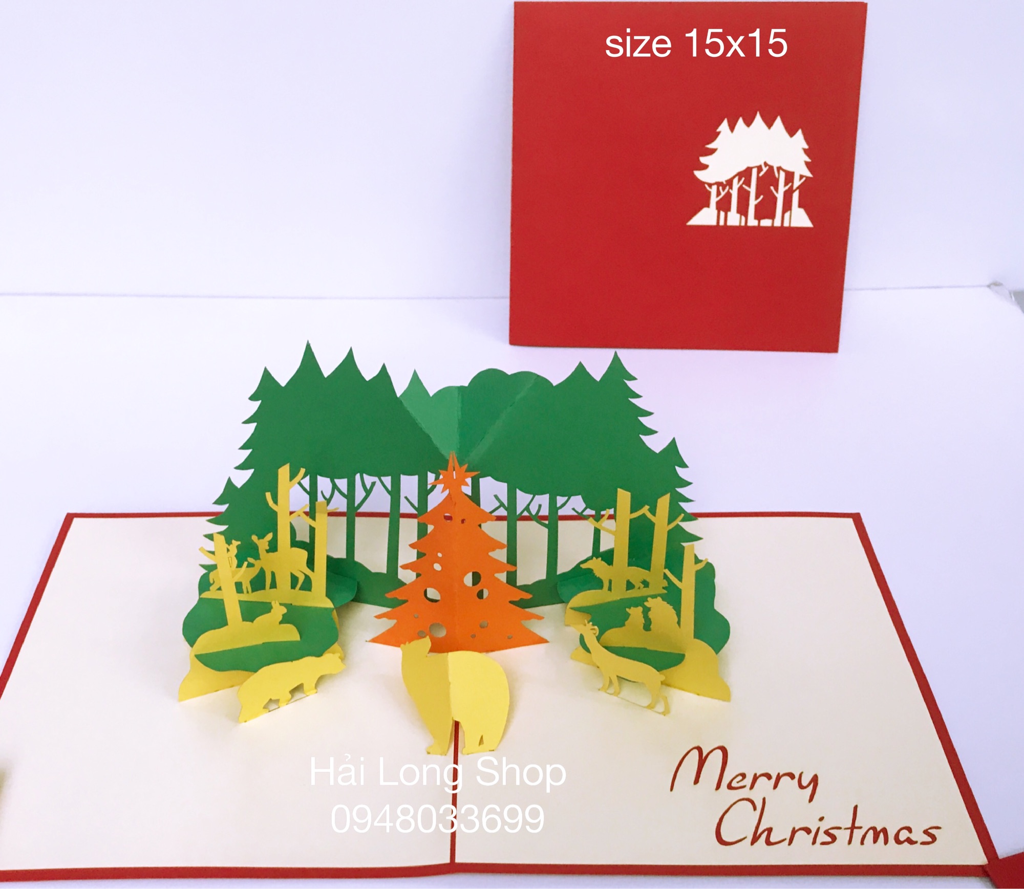Khu Rừng 1 ( Forest ) - Noel - Thiệp 3D