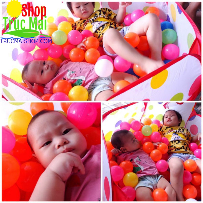 Combo 100 bóng bóng đồ chơi cho bé đồ chơi trẻ em