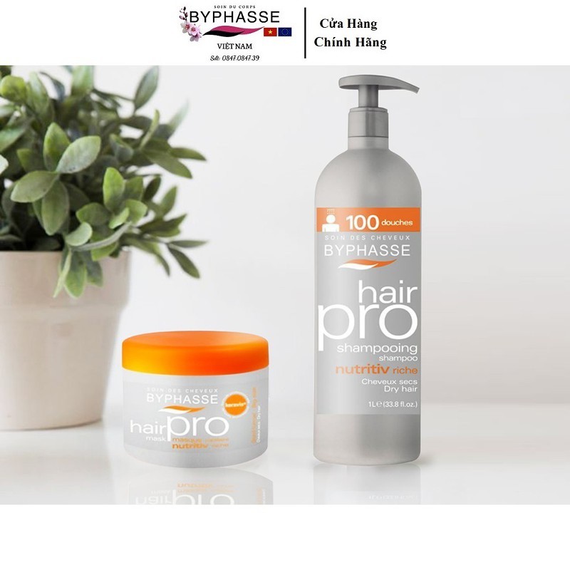 Kem Ủ Tóc Byphasse Dành Cho Tóc Khô & Hư Tổn 500ml