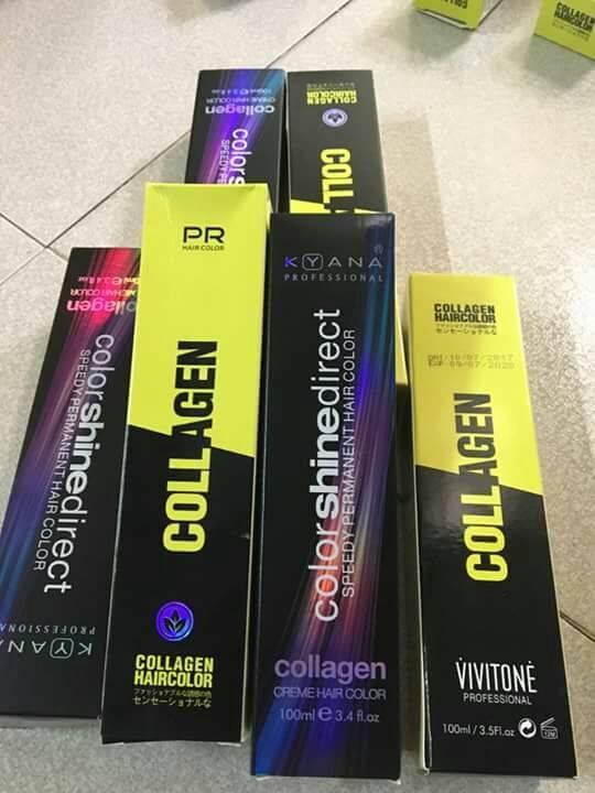 Combo Thuốc Nhuộm Màu Tóc Nâu Hạt Dẻ+ Oxy Cao Cấp