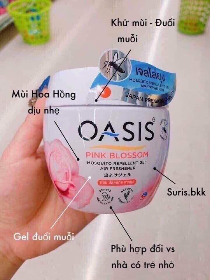 Sáp Thơm Đuổi Muỗi OASIS Thái Lan 180gr