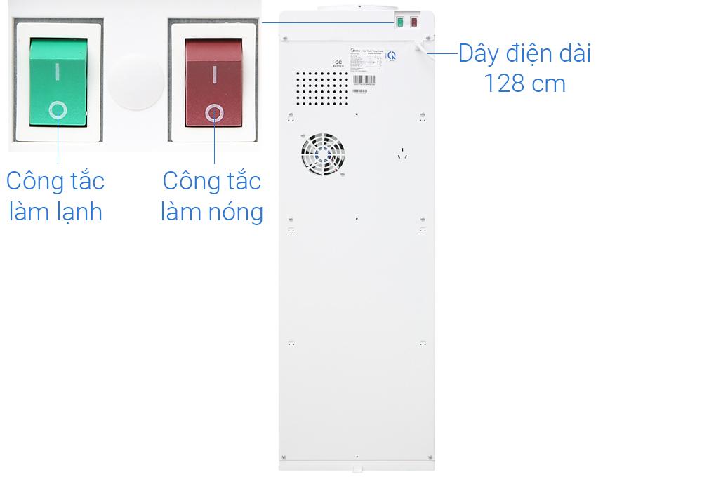 [HCM]Cây nước nóng lạnh Midea YD1518S-X