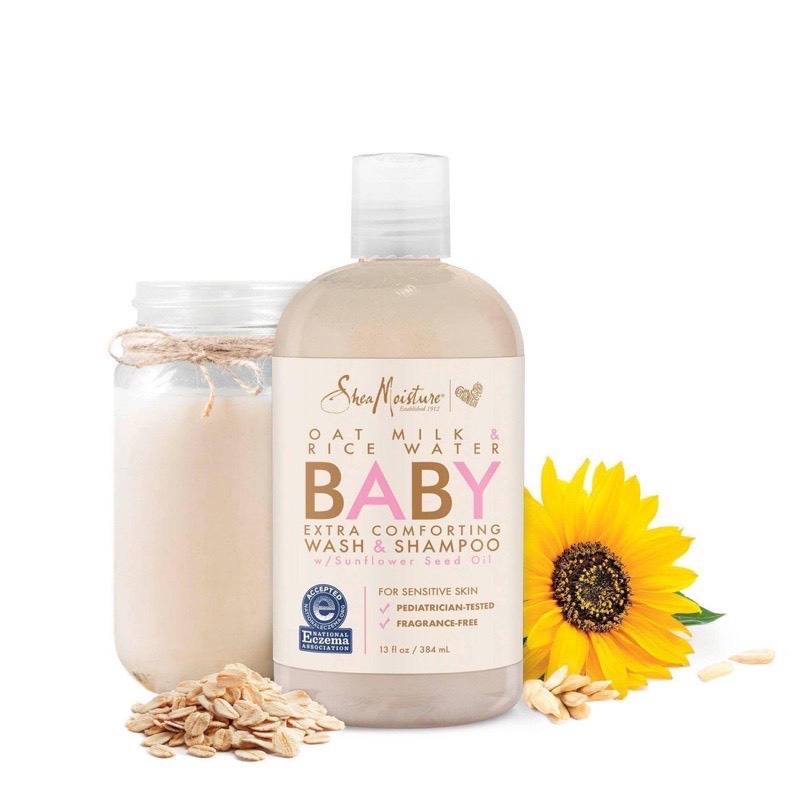 Sữa tắm gội toàn thân Shea Moisture Baby 384ml - Mỹ