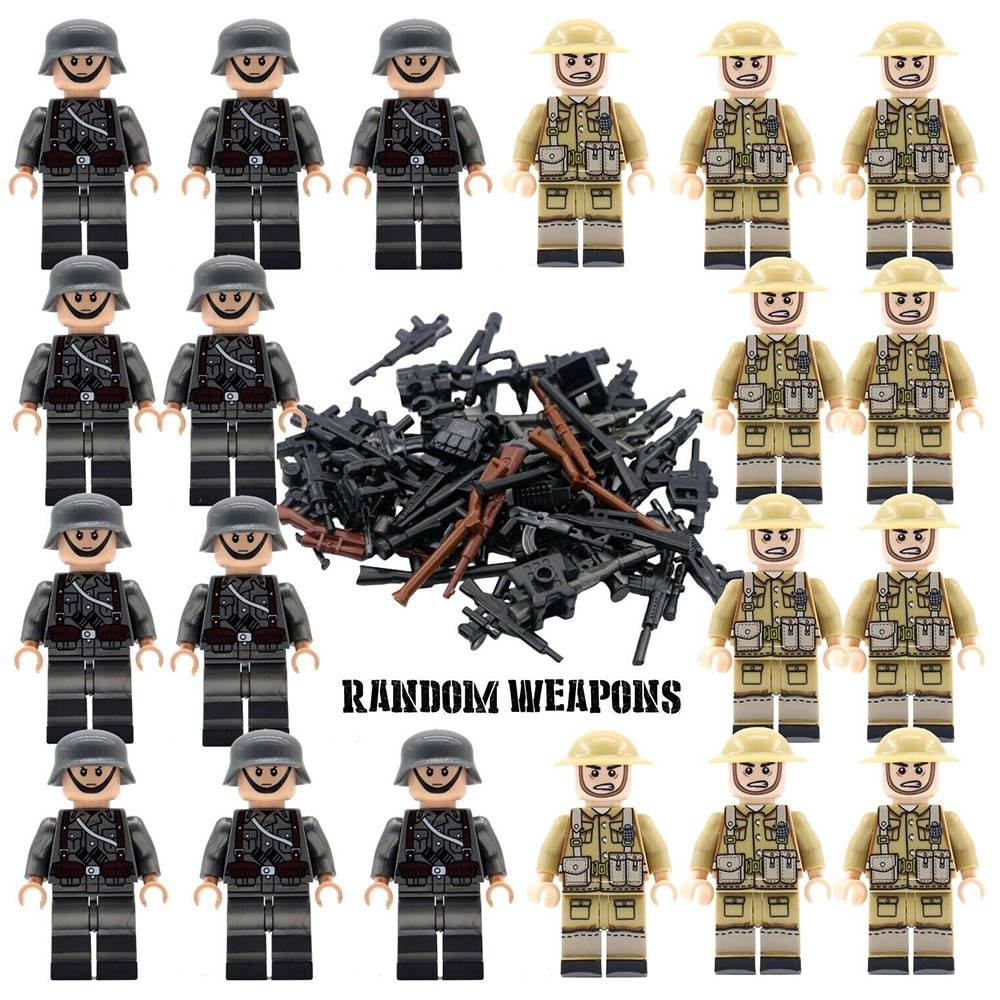 Military Building Blocks Mô Hình Đồ Chơi Lắp Ráp  ing Người Lính Đức Ww2