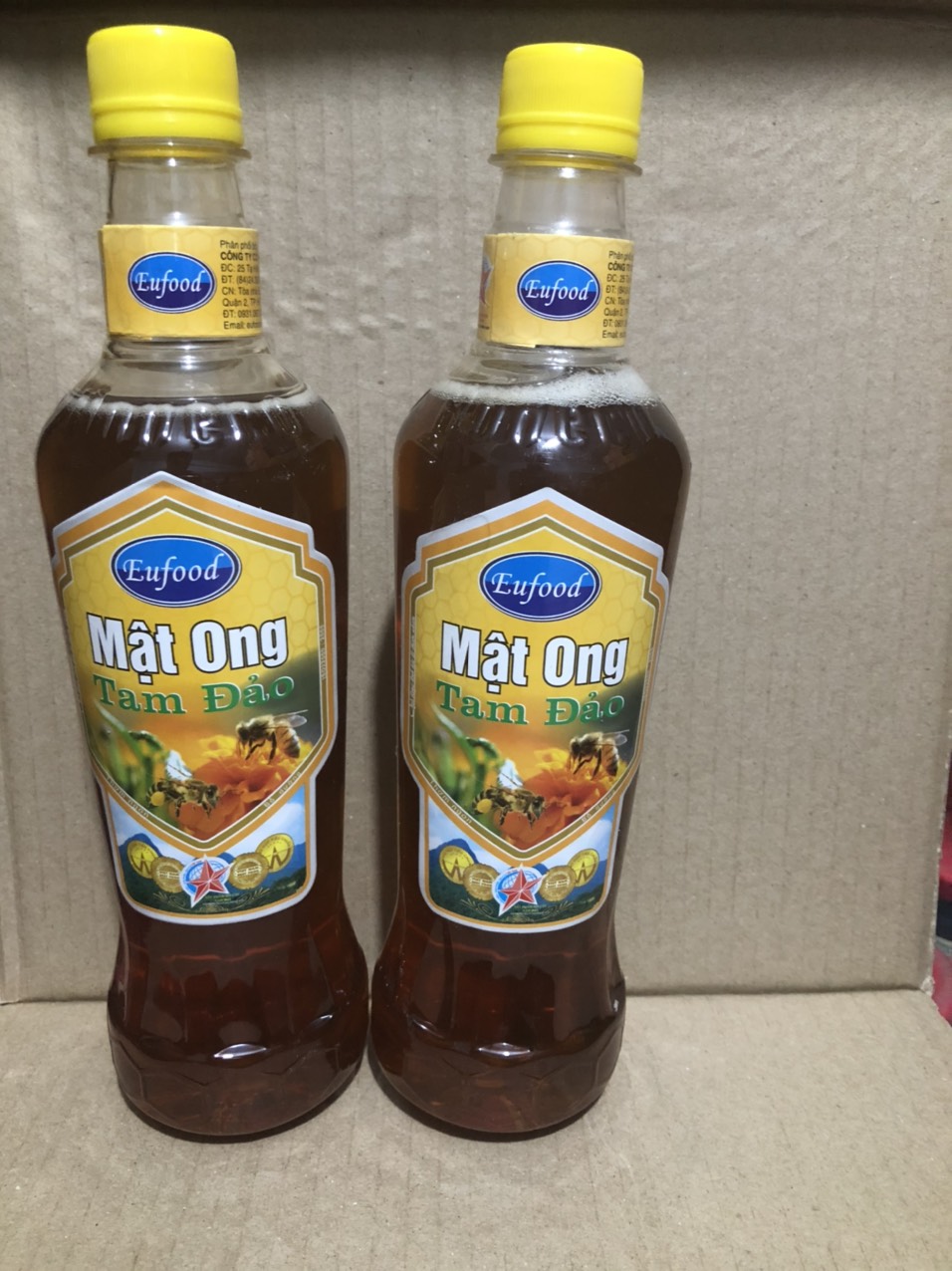 Mật ong Tam Đảo Eufood chai 800g