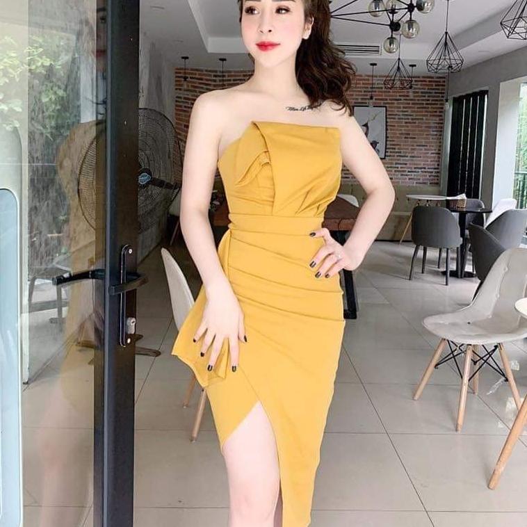 set váy xẻ đùi - QH