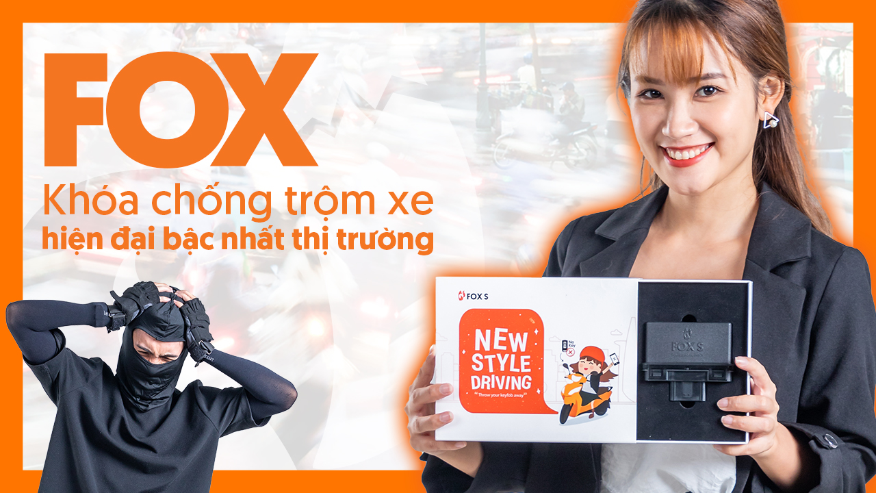 Bộ khoá chống trộm Fox Pitech S + remote pi chống cướp ( Dành cho xe Honda có Smart Key )