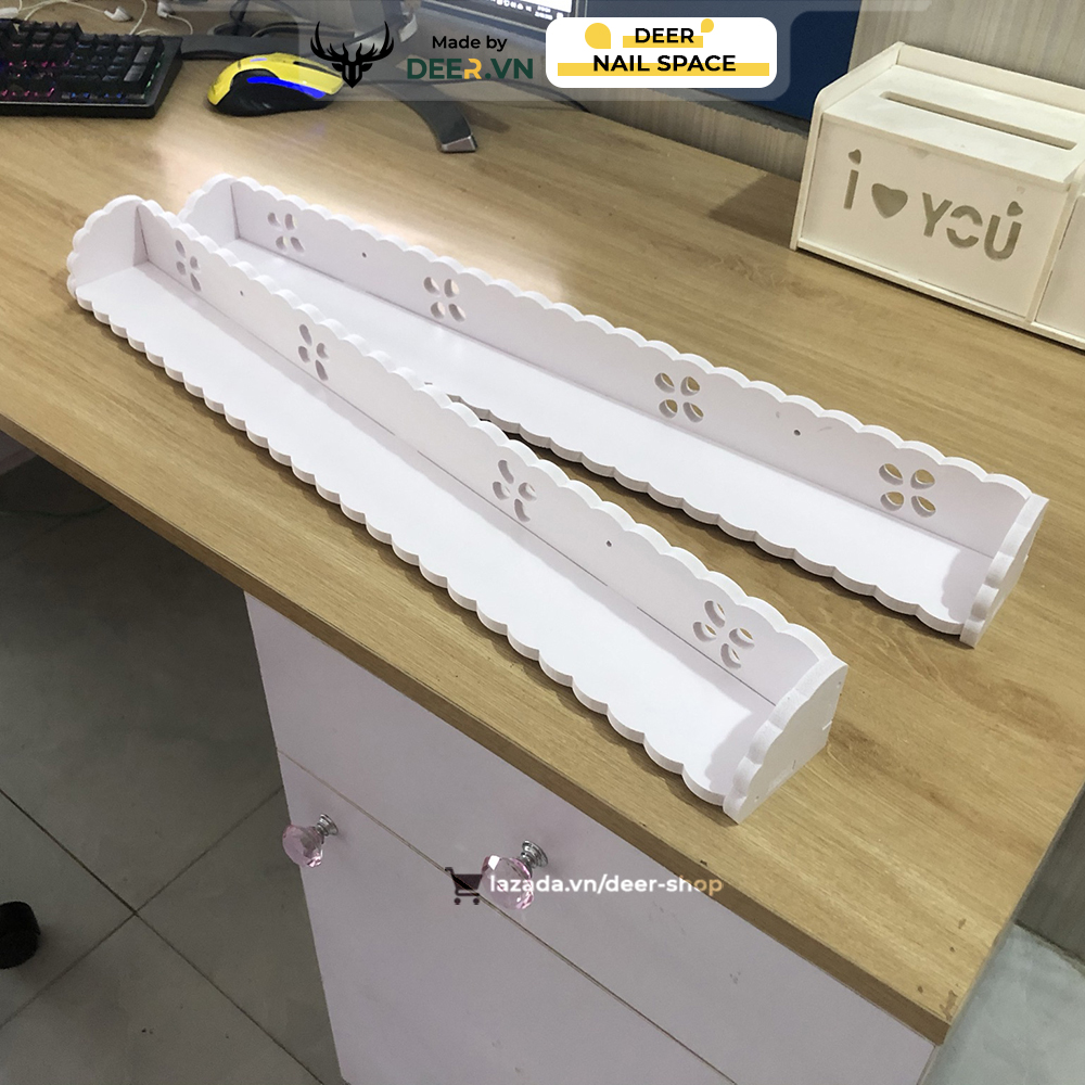 DEER - Thanh Kệ Rời Để Sơn Móng Treo Tường Dài 60cm