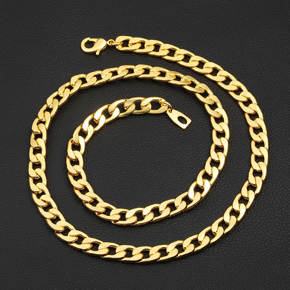 [ Phụ Kiện Thời Trang ] Dây chuyền nam  mạ vàng Bracelet