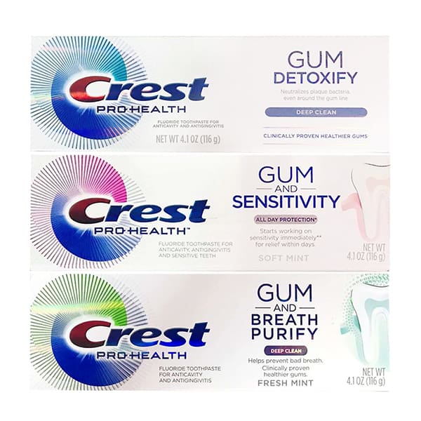 [Đủ Mùi] Kem Đánh Răng Crest Pro-Health Gum (116g)