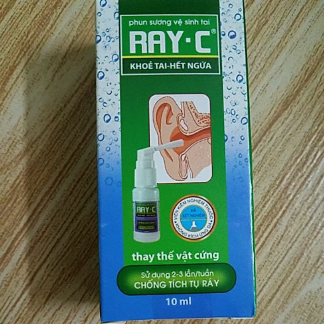 Xịt vệ sinh tai Ray C