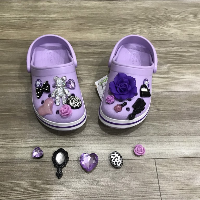 STICKER/JIBBITZ/CHARM HOA TRANG TRÍ DÉP SỤC