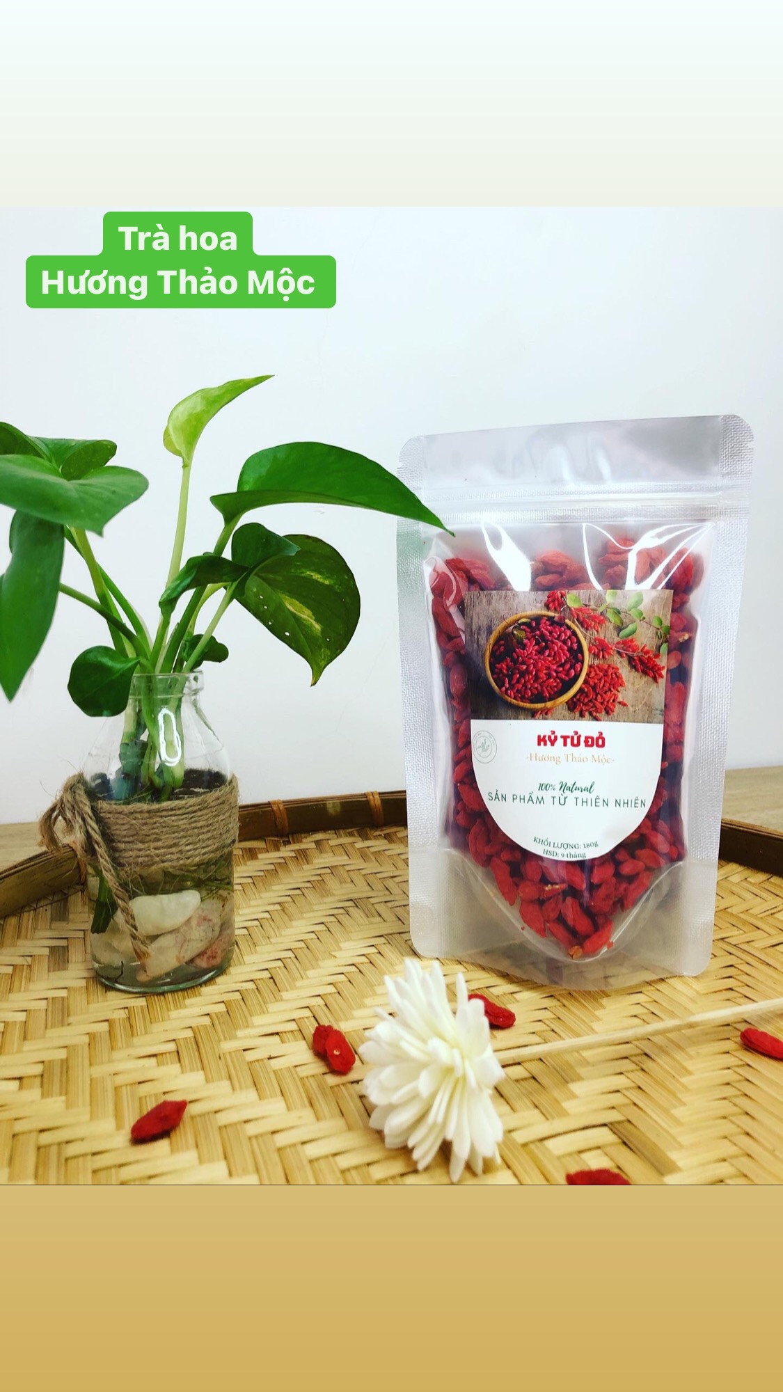 Kỷ Tử Đỏ Ninh Hạ 1 kg - Hương Thảo Mộc