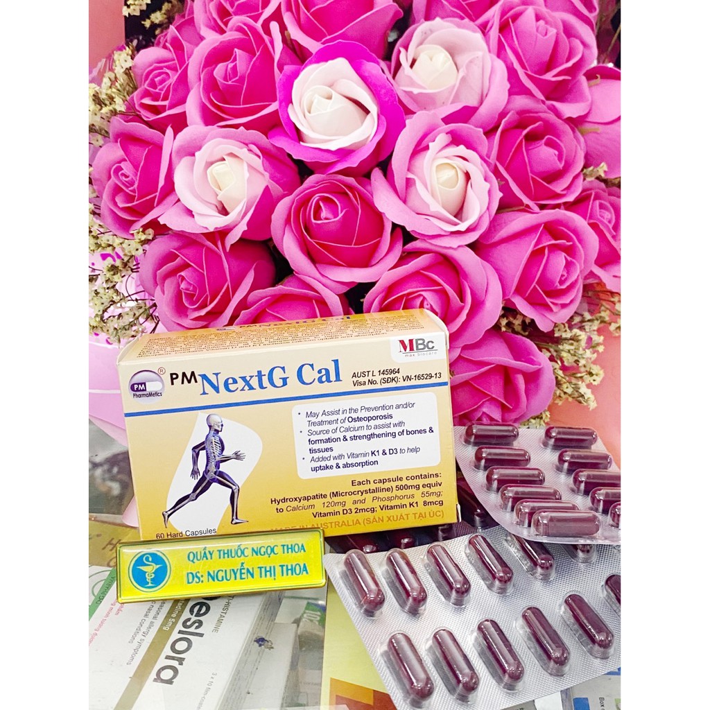 PM NextG Cal canxi hữu cơ hộp 60v nhập khẩu úc