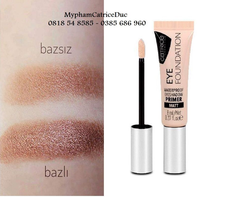 Kem Lót mắt Catrice Eye Foundation Waterproof Eyeshadow Primer 8ML