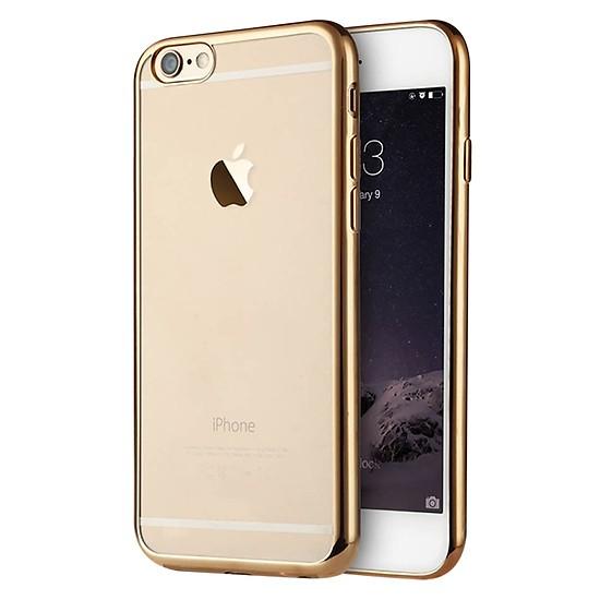 Ốp lưng điện thoại Iphone 6 Plus viền vàng